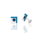 Pupil Cufflink - Platinum